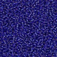 Miyuki seed beads 15/0 - Silverlined cobalt 15-20